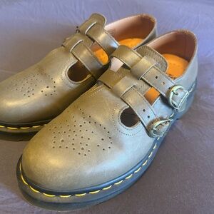 dr marten olive green mary jane
